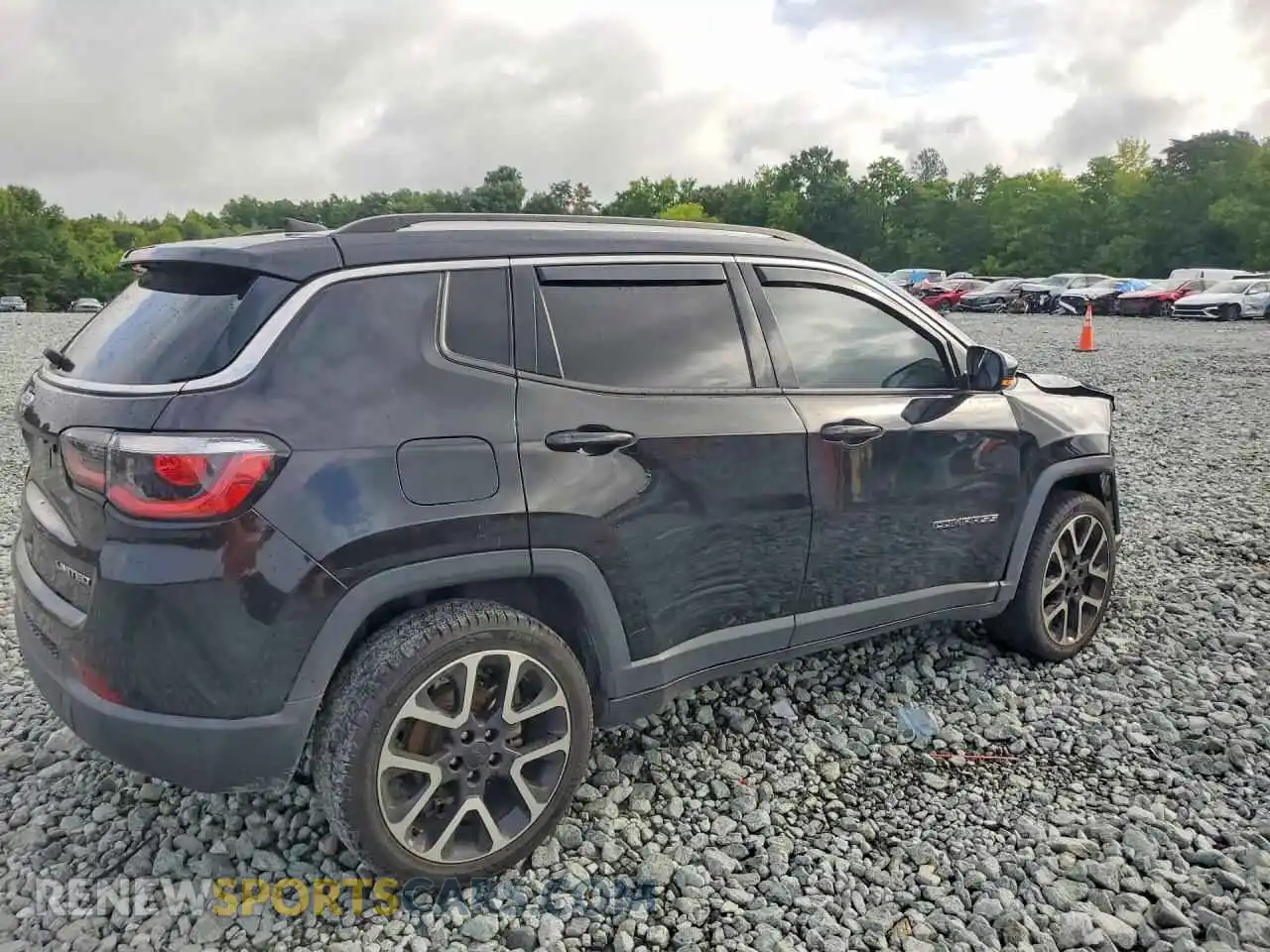 3 fotografías del automóvil dañado 3C4NJDCB9MT603741 JEEP COMPASS 2021