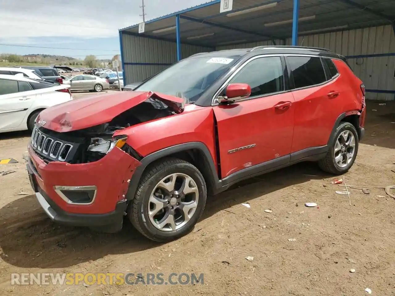 1 Photograph of a damaged car 3C4NJDCB9MT604436 JEEP COMPASS 2021