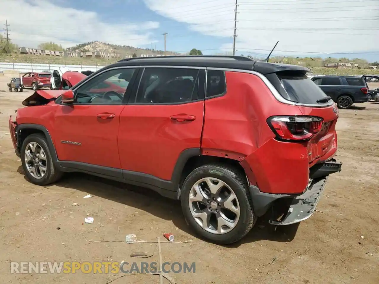 2 Photograph of a damaged car 3C4NJDCB9MT604436 JEEP COMPASS 2021