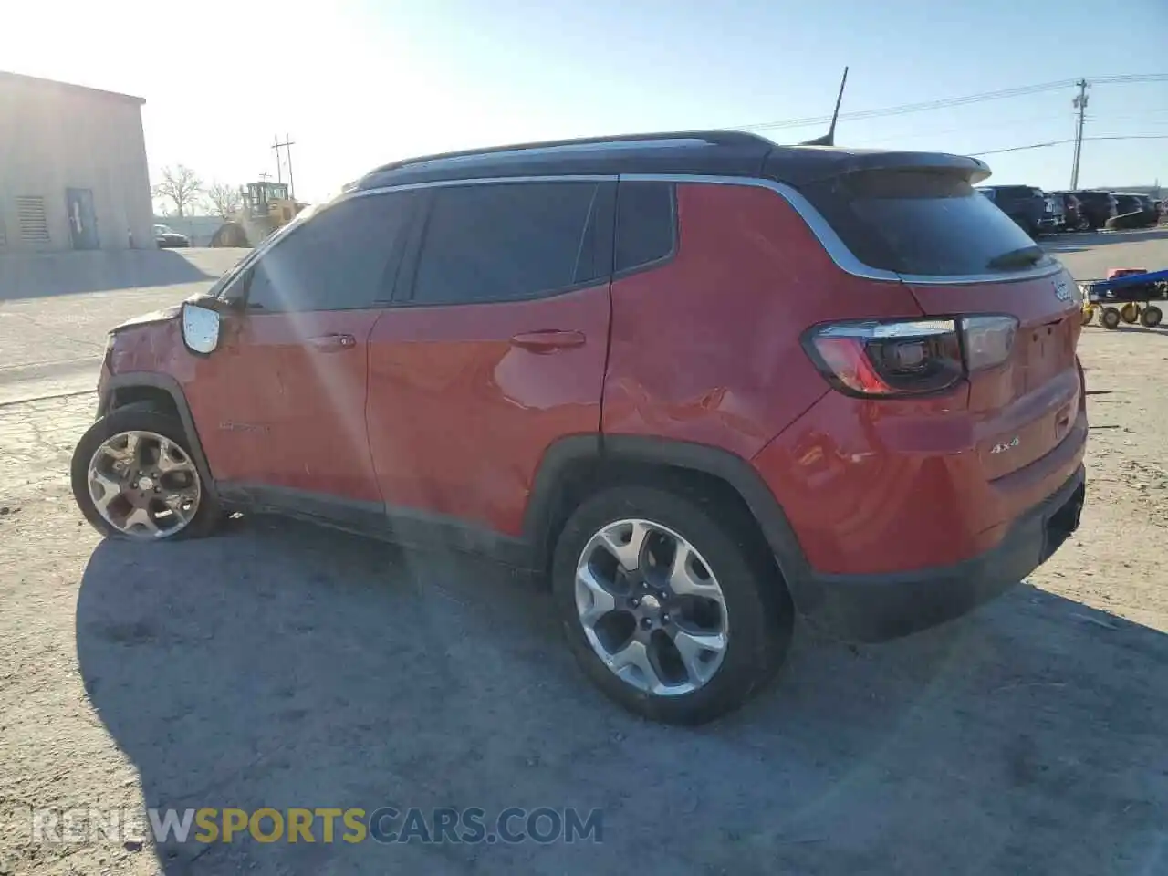 2 Photograph of a damaged car 3C4NJDCB9MT604467 JEEP COMPASS 2021