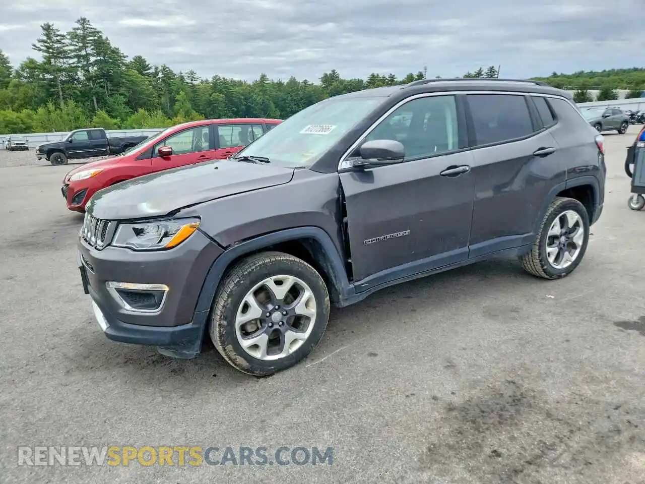 1 Photograph of a damaged car 3C4NJDCB9MT605103 JEEP COMPASS 2021