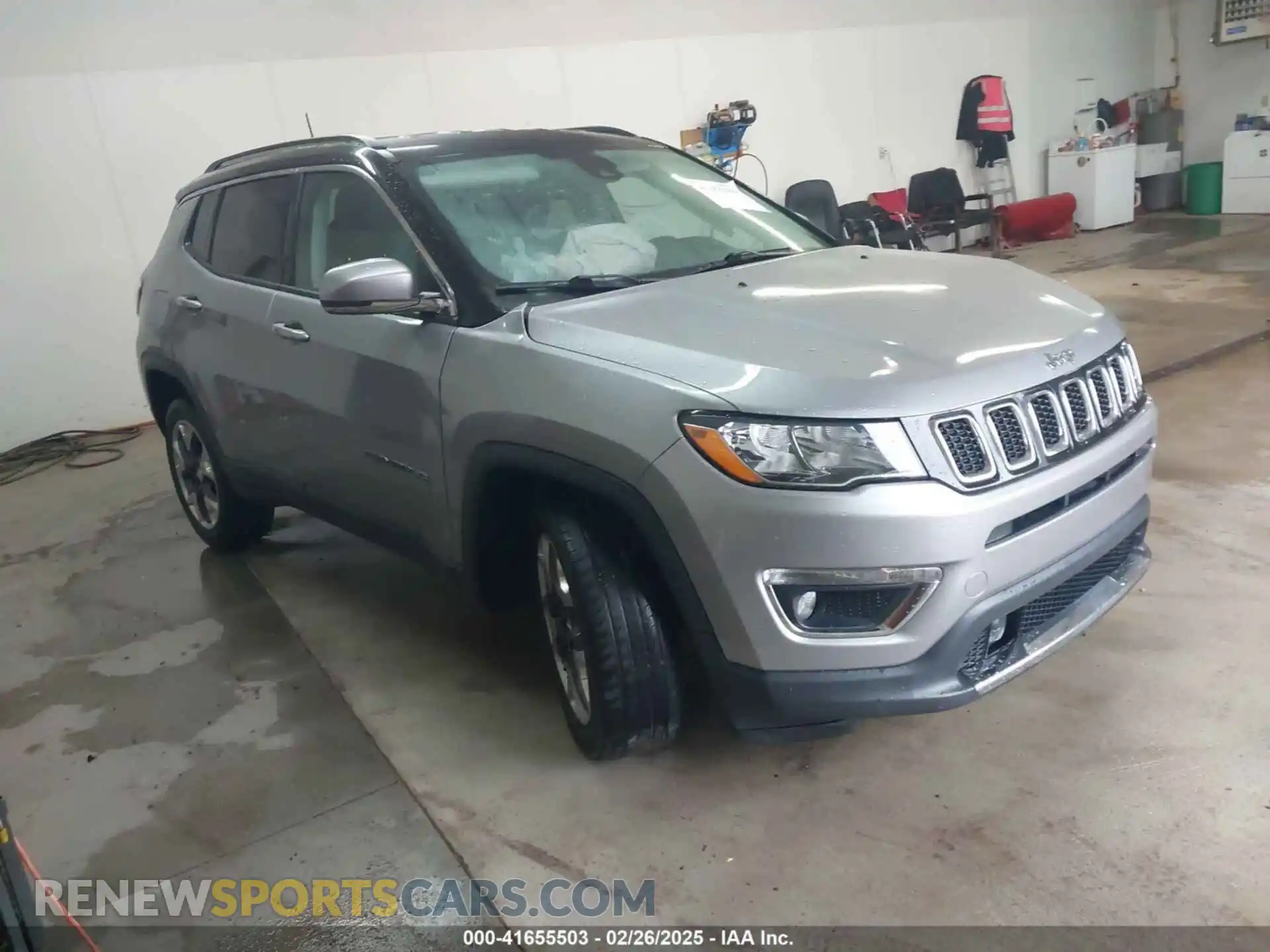 1 Photograph of a damaged car 3C4NJDCBXMT539614 JEEP COMPASS 2021