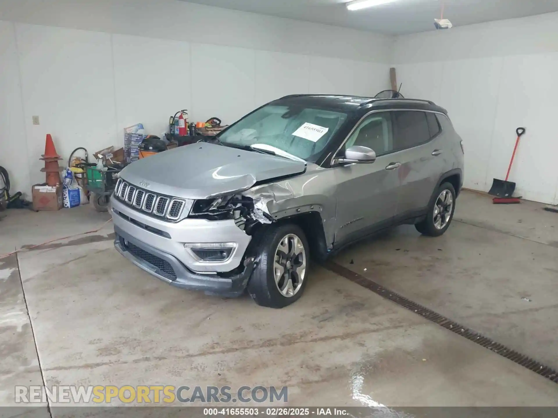 2 Photograph of a damaged car 3C4NJDCBXMT539614 JEEP COMPASS 2021