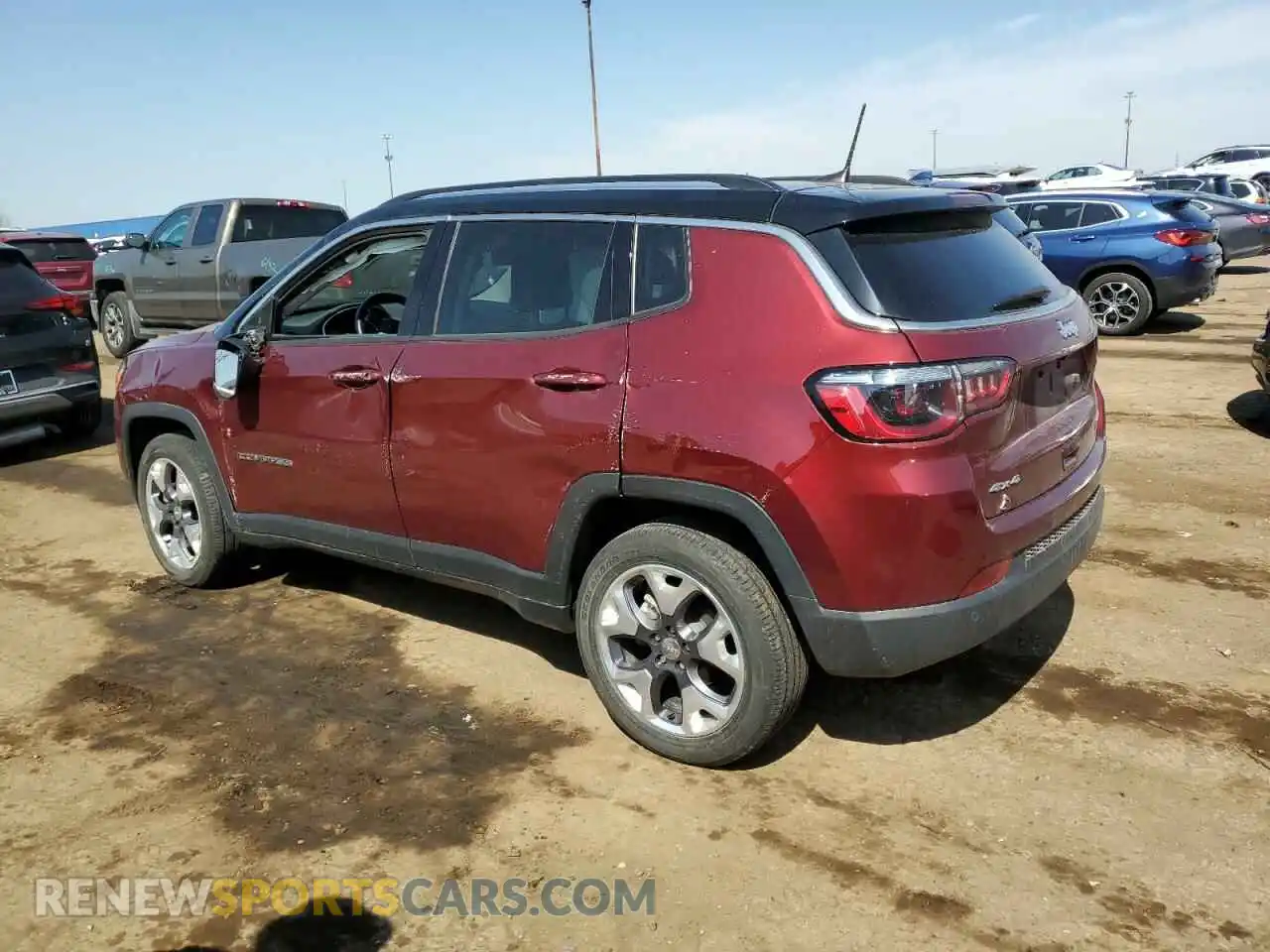 2 Photograph of a damaged car 3C4NJDCBXMT550449 JEEP COMPASS 2021