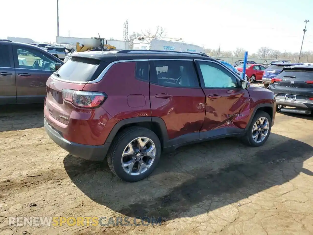 3 Photograph of a damaged car 3C4NJDCBXMT550449 JEEP COMPASS 2021