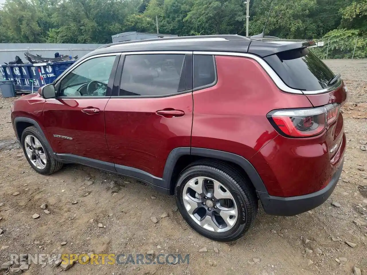 2 fotografías del automóvil dañado 3C4NJDCBXMT555604 JEEP COMPASS 2021