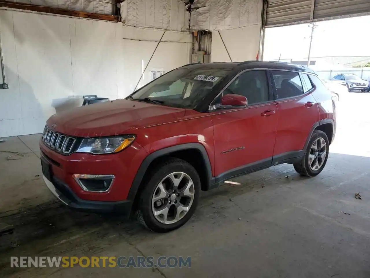 1 fotografías del automóvil dañado 3C4NJDCBXMT569695 JEEP COMPASS 2021