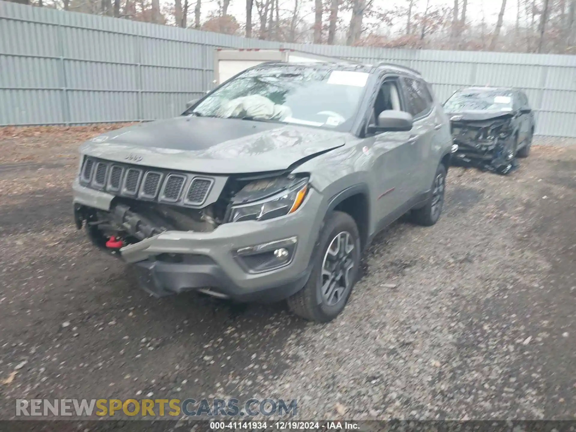 2 Photograph of a damaged car 3C4NJDDB0MT555450 JEEP COMPASS 2021