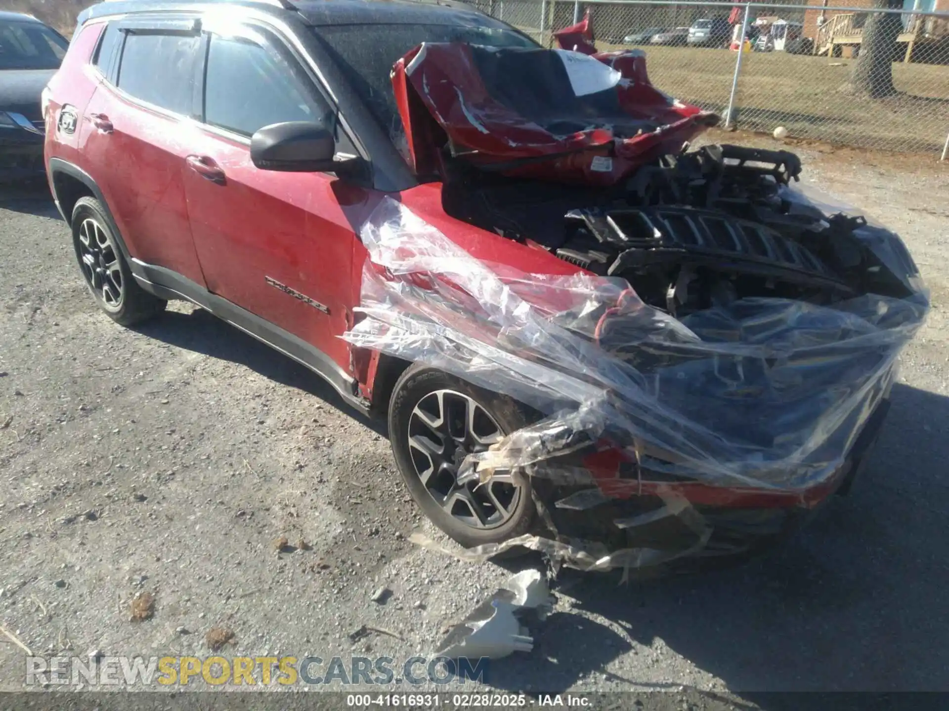 1 Photograph of a damaged car 3C4NJDDB1MT547924 JEEP COMPASS 2021