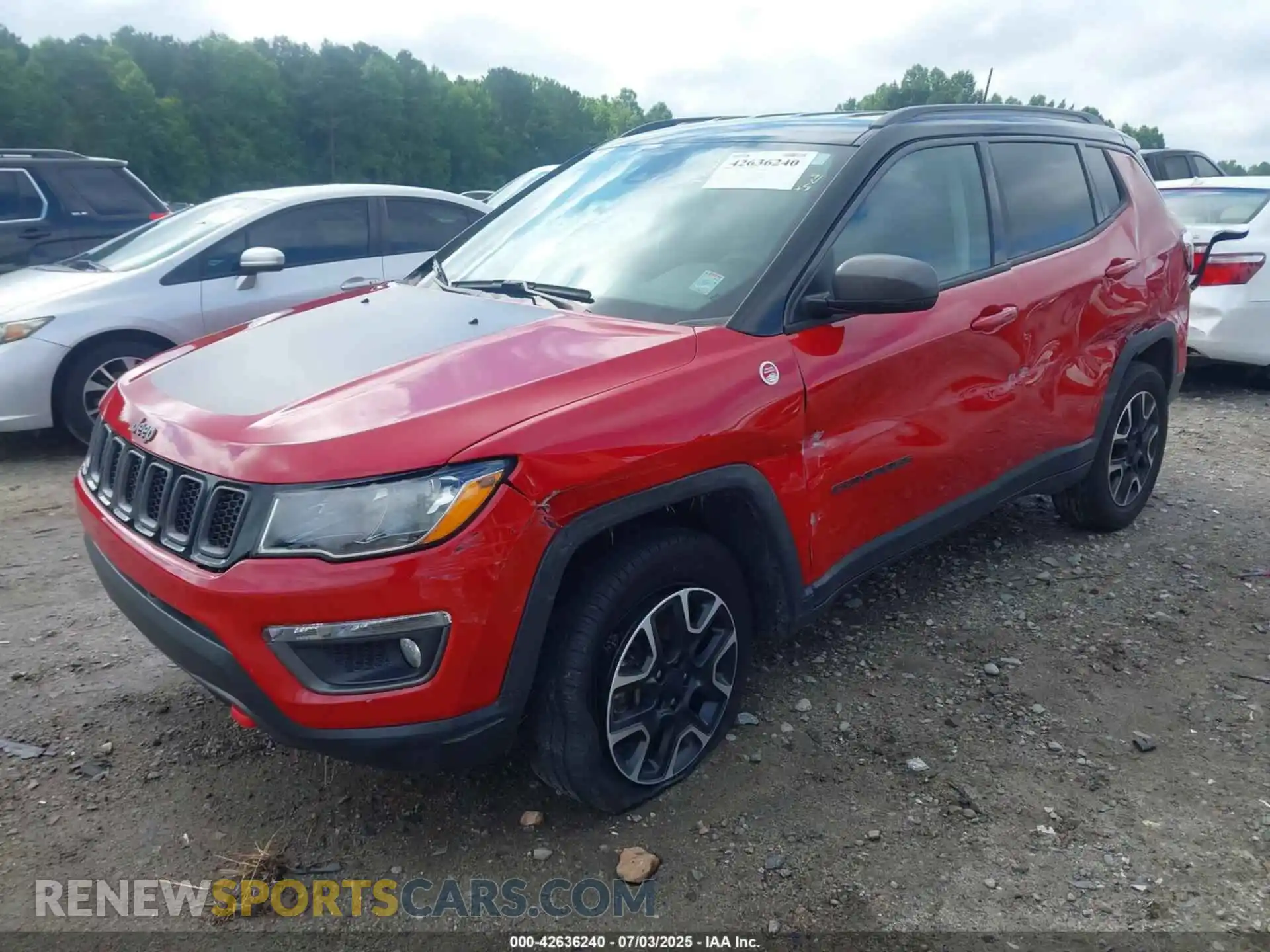 2 Photograph of a damaged car 3C4NJDDB1MT569681 JEEP COMPASS 2021