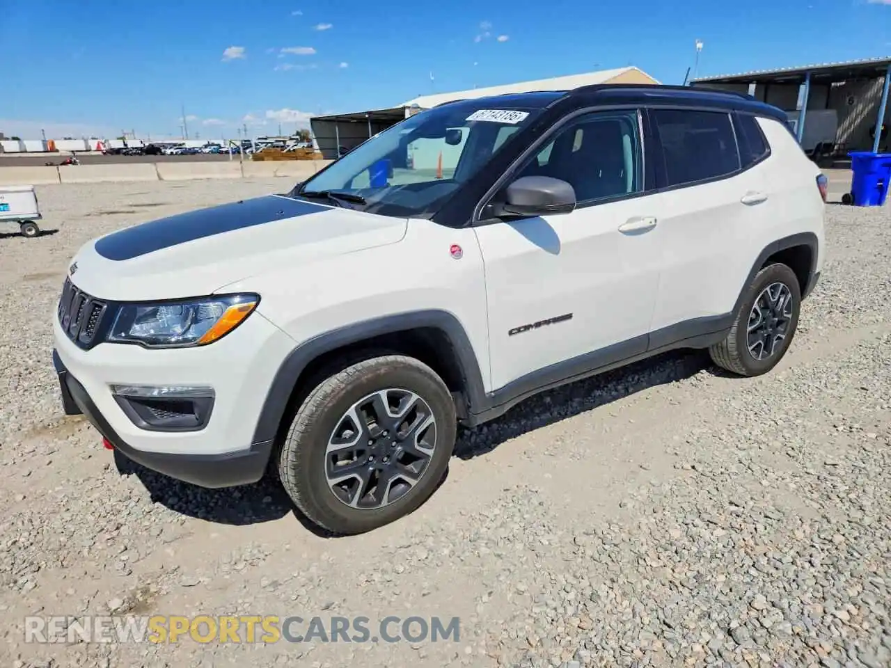 1 Photograph of a damaged car 3C4NJDDB1MT589008 JEEP COMPASS 2021