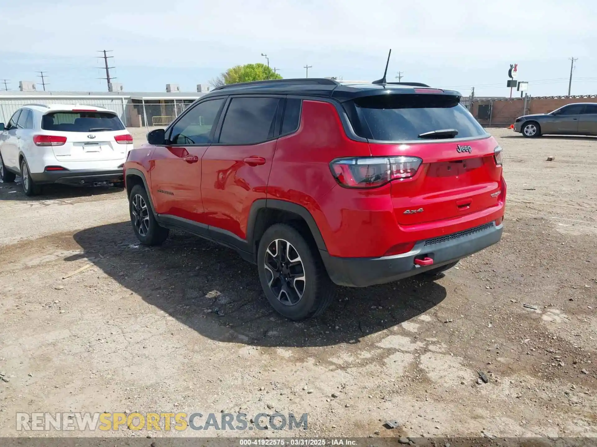 3 Photograph of a damaged car 3C4NJDDB2MT579104 JEEP COMPASS 2021