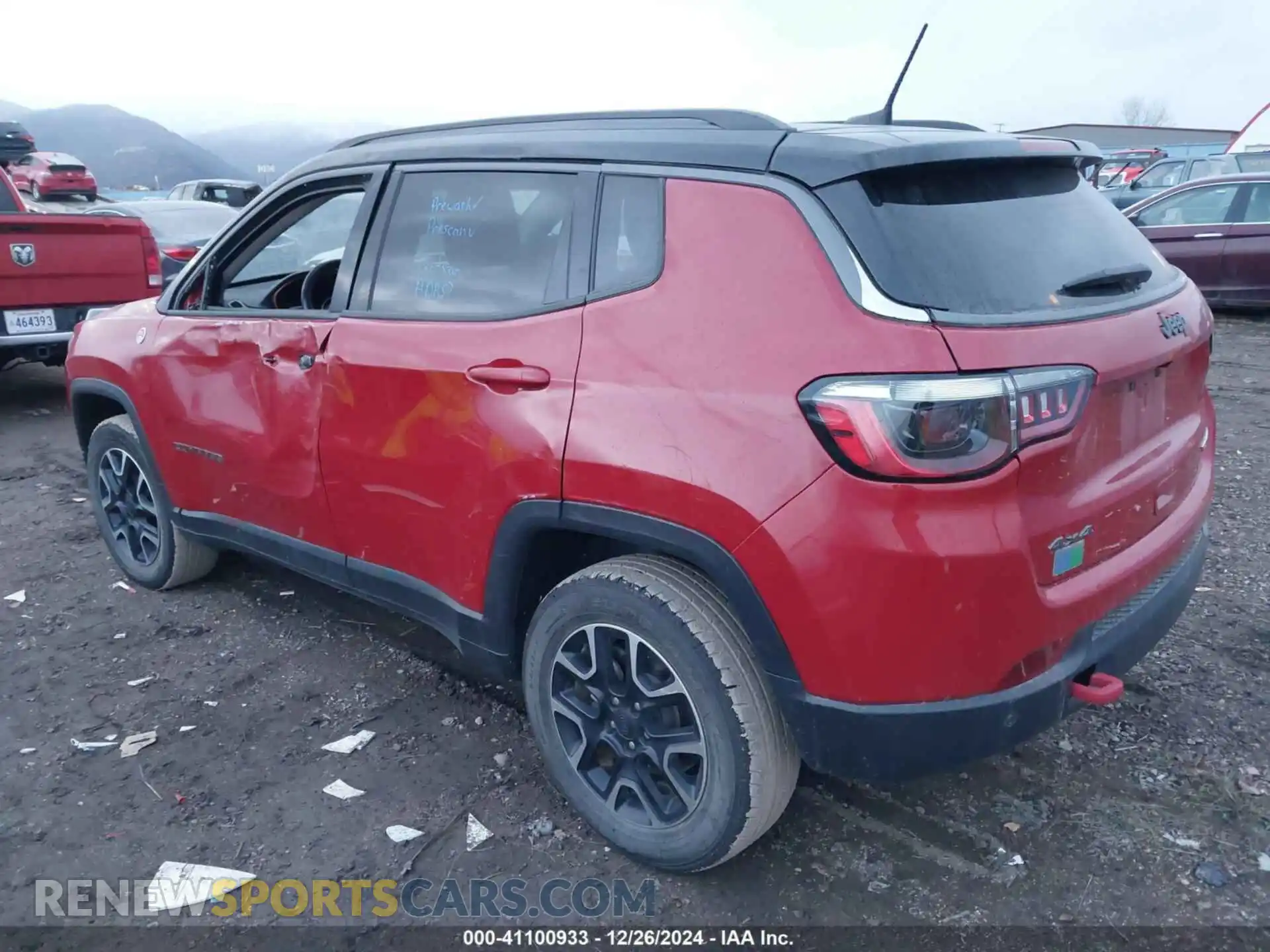 3 fotografías del automóvil dañado 3C4NJDDB4MT574275 JEEP COMPASS 2021