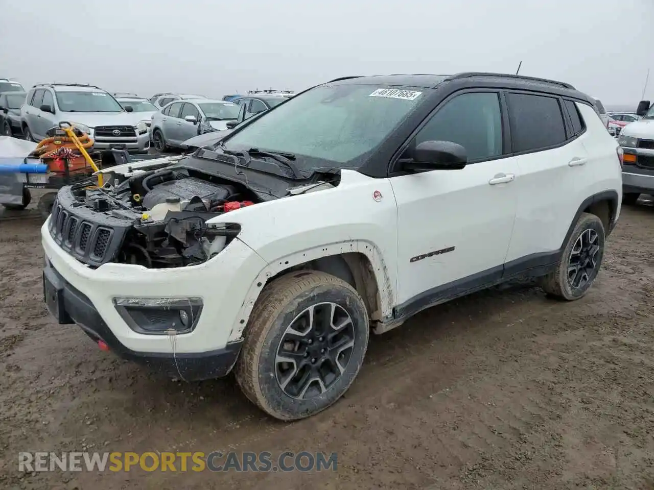 1 Photograph of a damaged car 3C4NJDDB5MT590369 JEEP COMPASS 2021