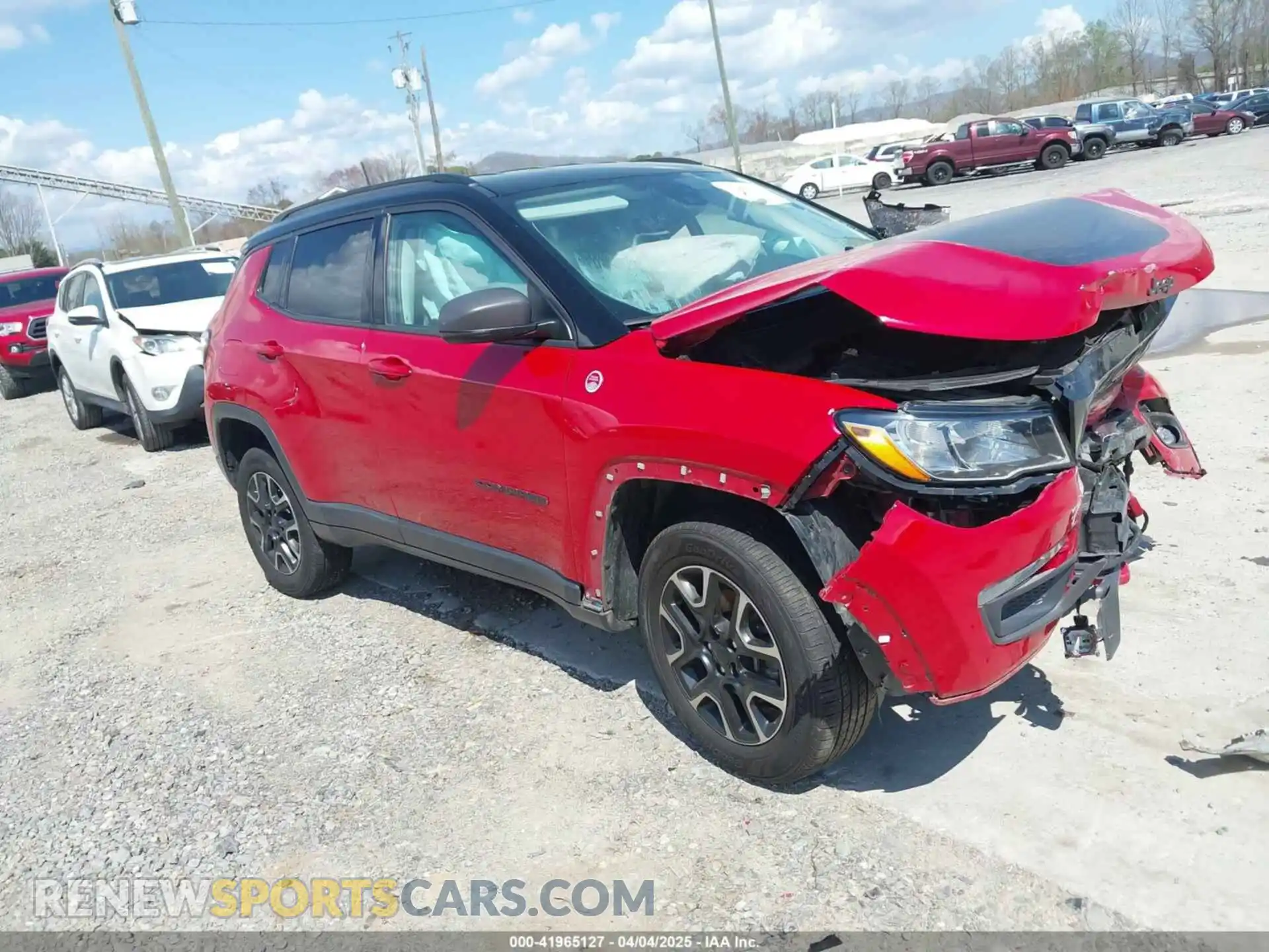 1 Photograph of a damaged car 3C4NJDDB5MT591117 JEEP COMPASS 2021