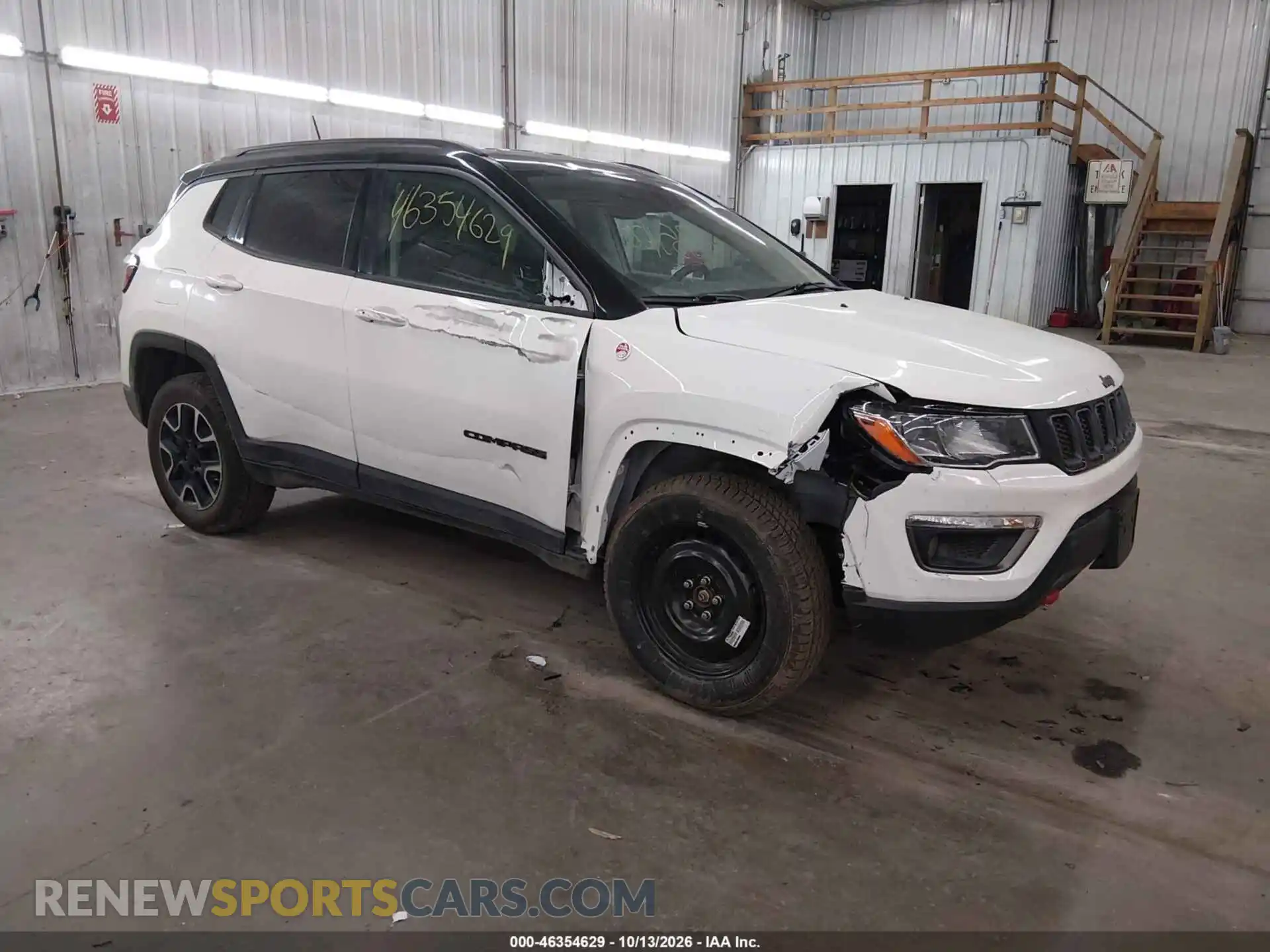 1 Photograph of a damaged car 3C4NJDDB5MT597936 JEEP COMPASS 2021