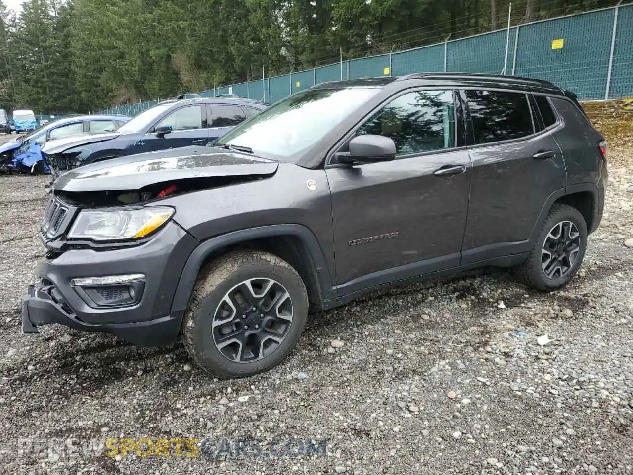 1 Photograph of a damaged car 3C4NJDDB6MT564914 JEEP COMPASS 2021