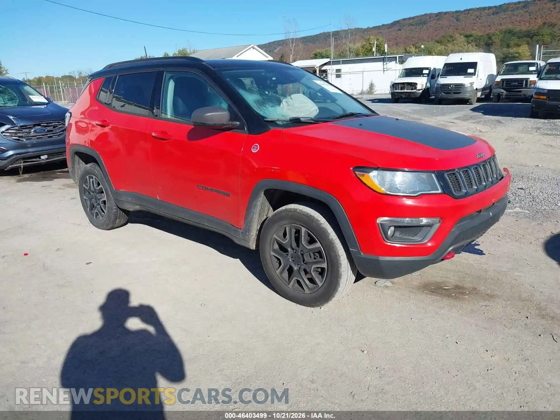 1 Photograph of a damaged car 3C4NJDDB7MT519271 JEEP COMPASS 2021