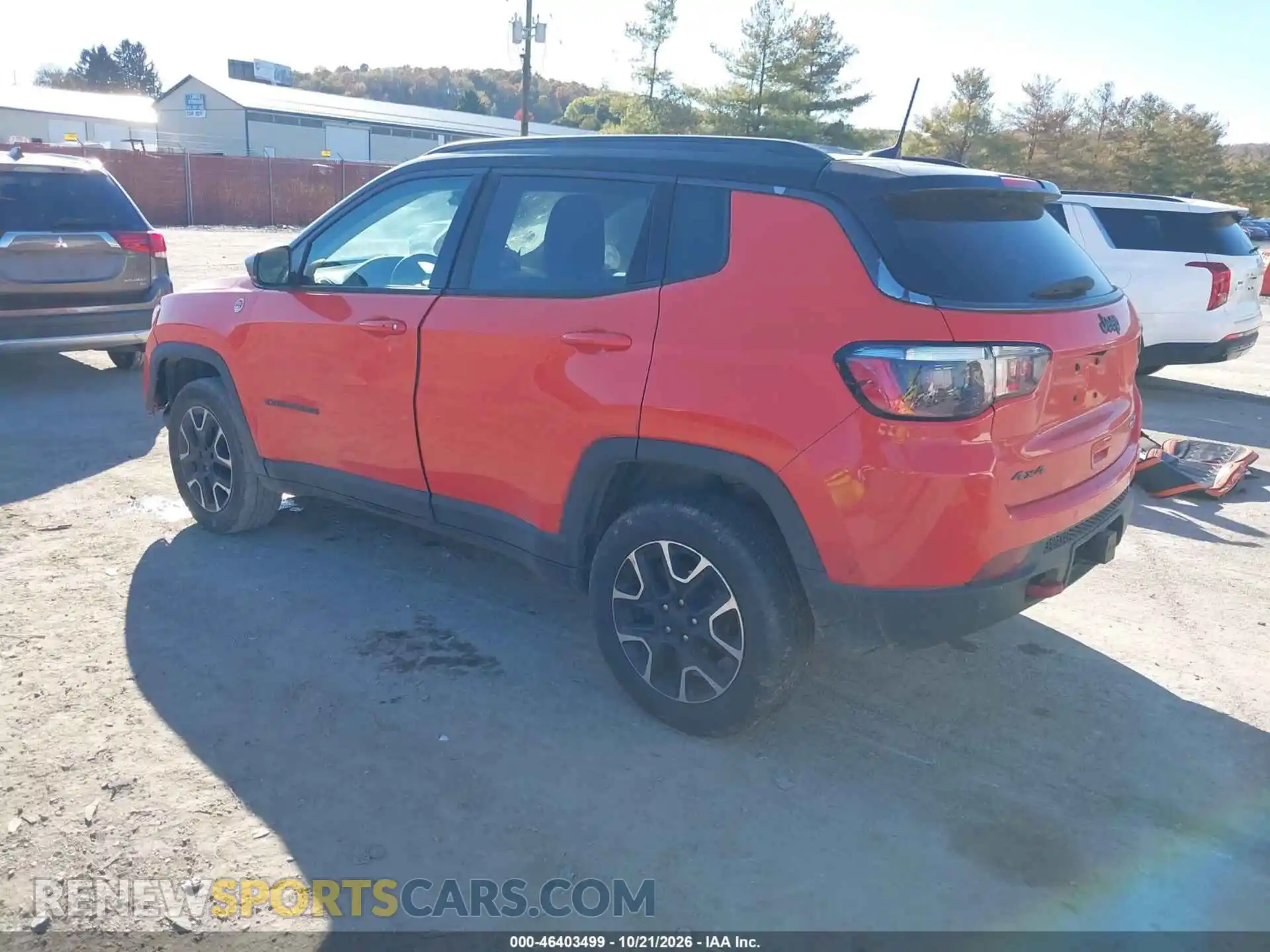 3 Photograph of a damaged car 3C4NJDDB7MT519271 JEEP COMPASS 2021