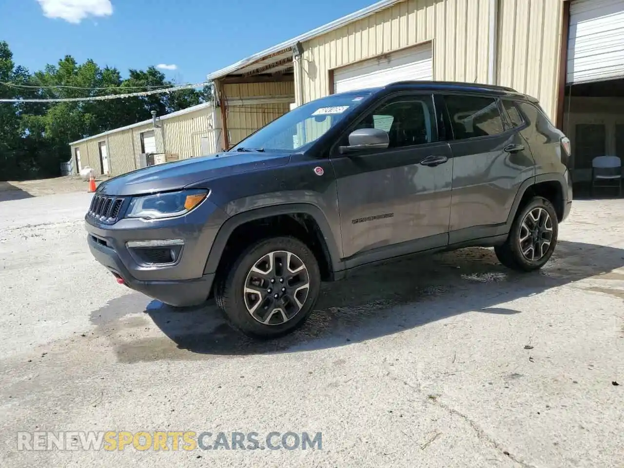 1 Photograph of a damaged car 3C4NJDDB7MT598280 JEEP COMPASS 2021