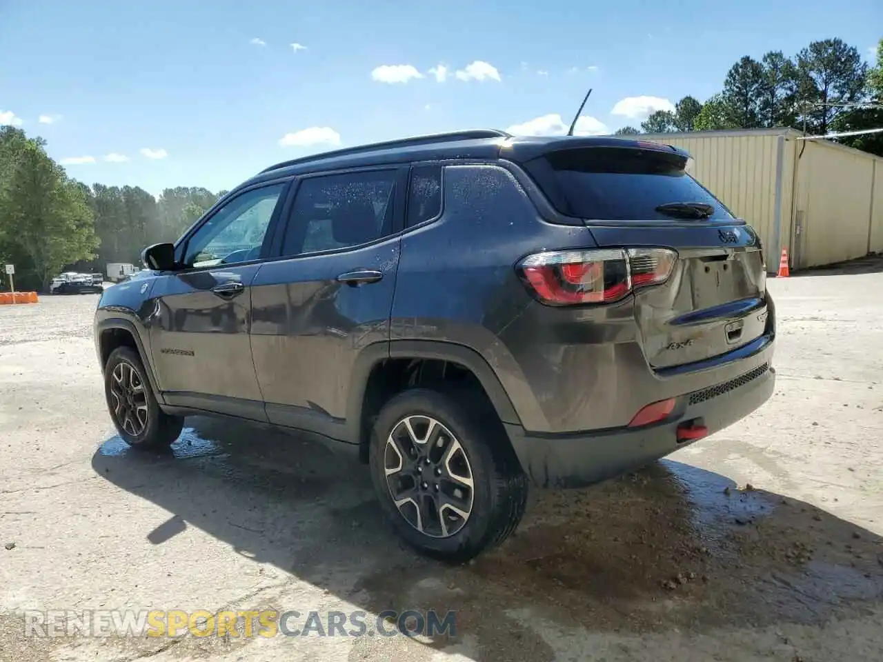 2 Photograph of a damaged car 3C4NJDDB7MT598280 JEEP COMPASS 2021