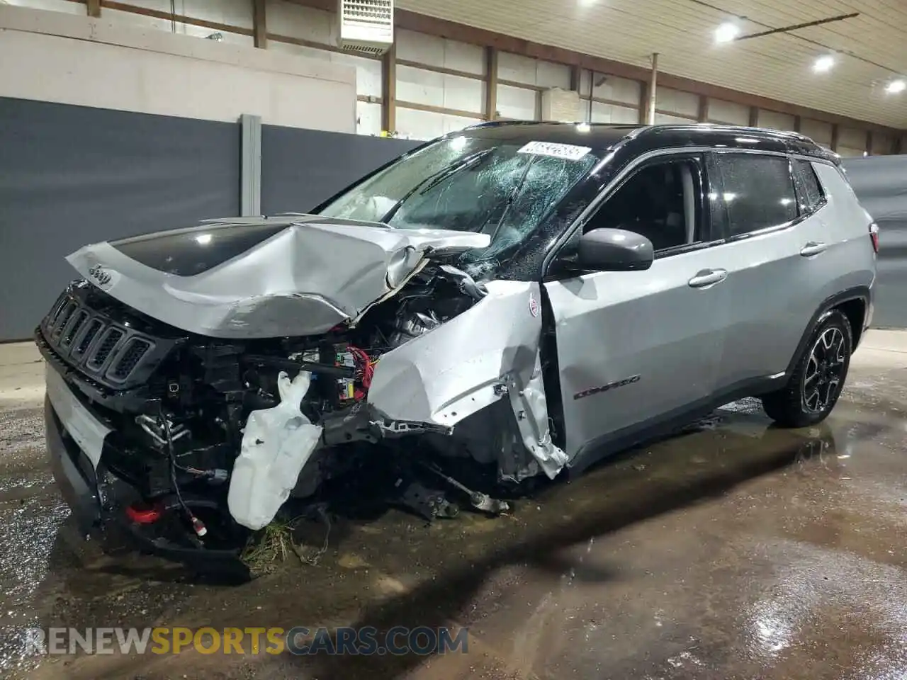 1 Photograph of a damaged car 3C4NJDDB9MT572344 JEEP COMPASS 2021
