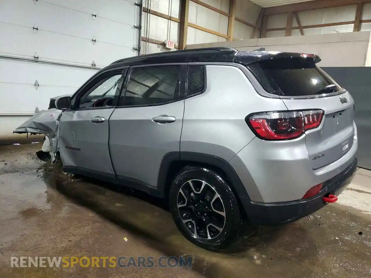 2 Photograph of a damaged car 3C4NJDDB9MT572344 JEEP COMPASS 2021