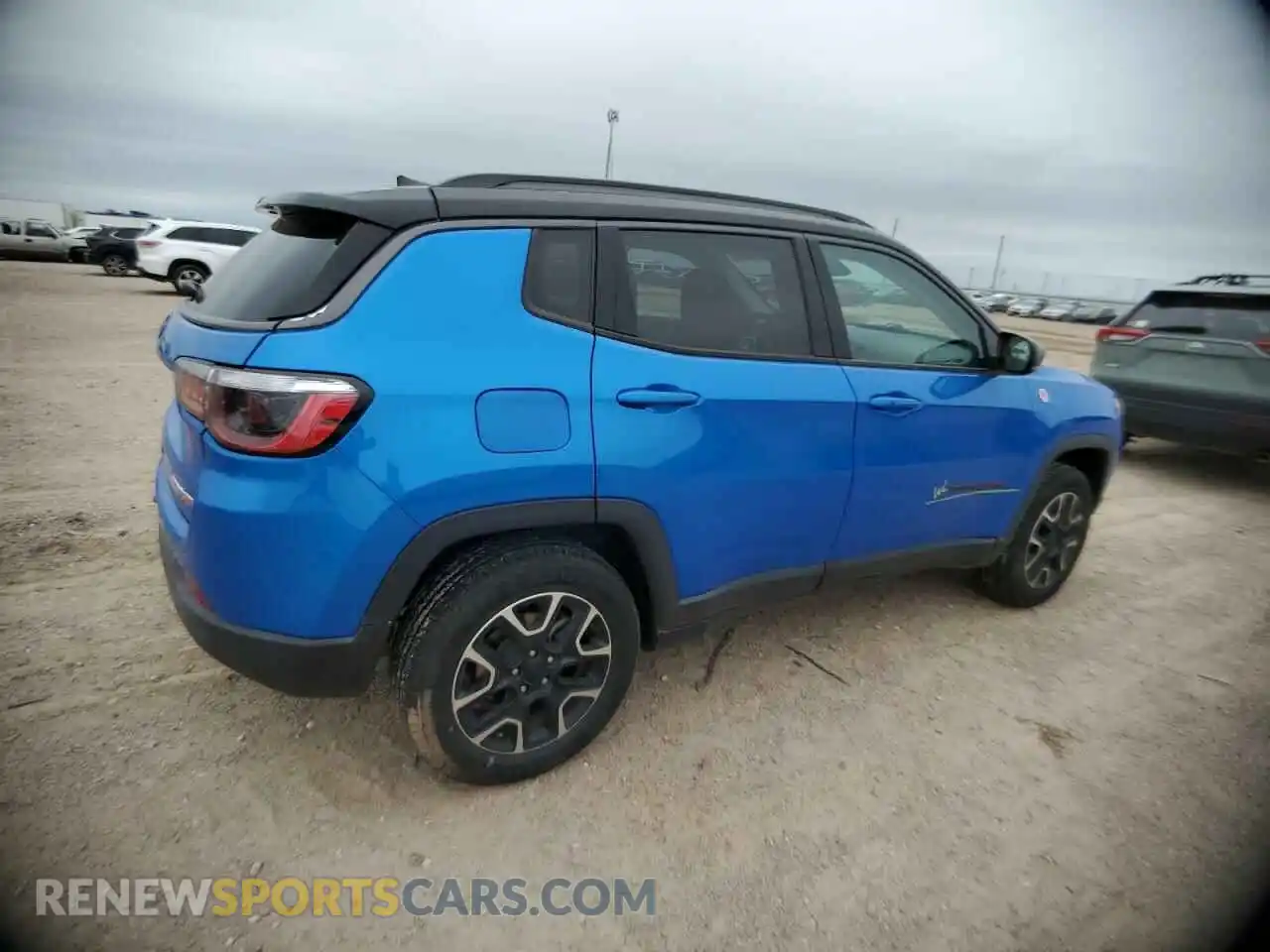 3 Photograph of a damaged car 3C4NJDDB9MT590052 JEEP COMPASS 2021