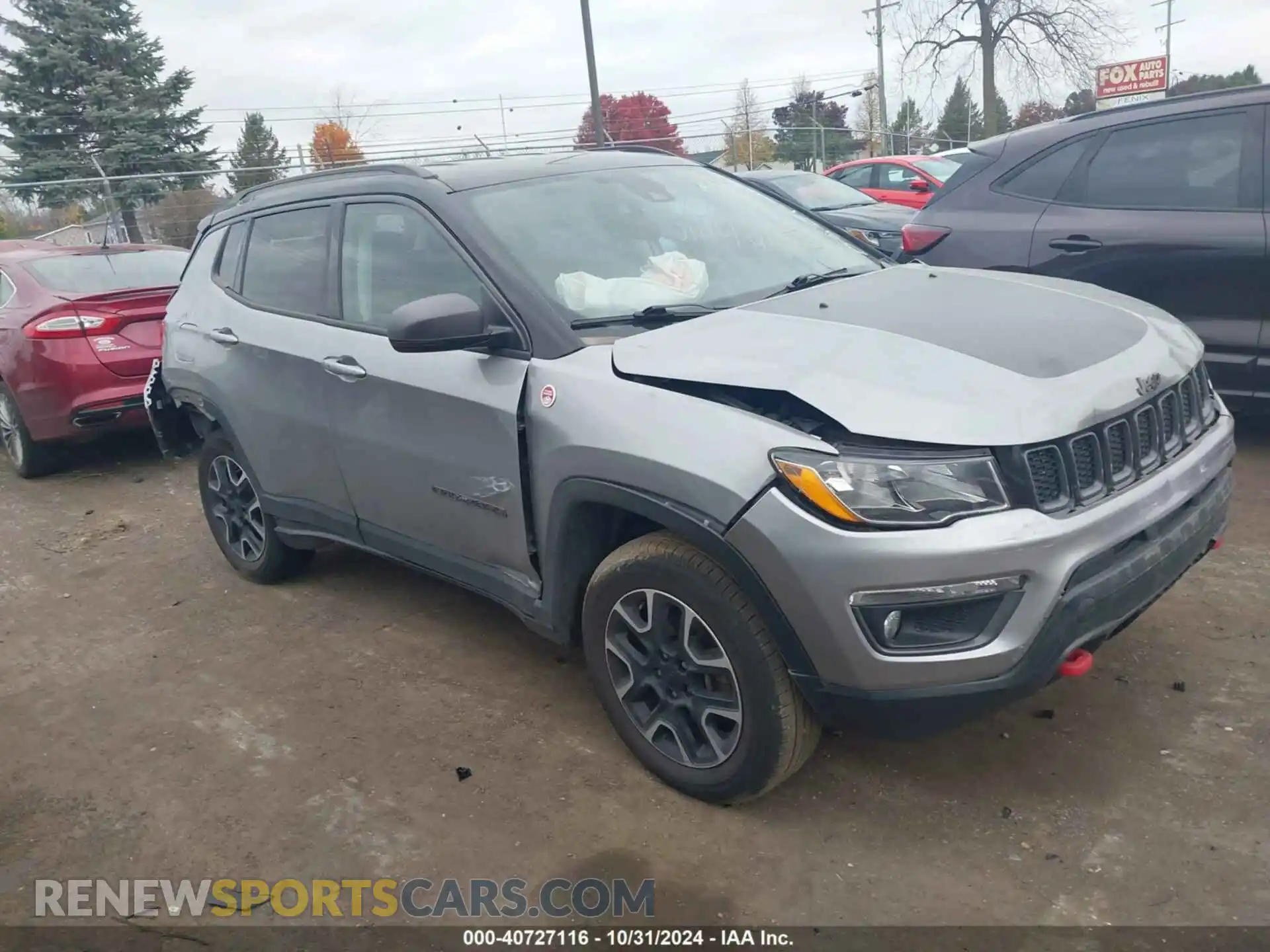 1 Photograph of a damaged car 3C4NJDDBXMT590321 JEEP COMPASS 2021