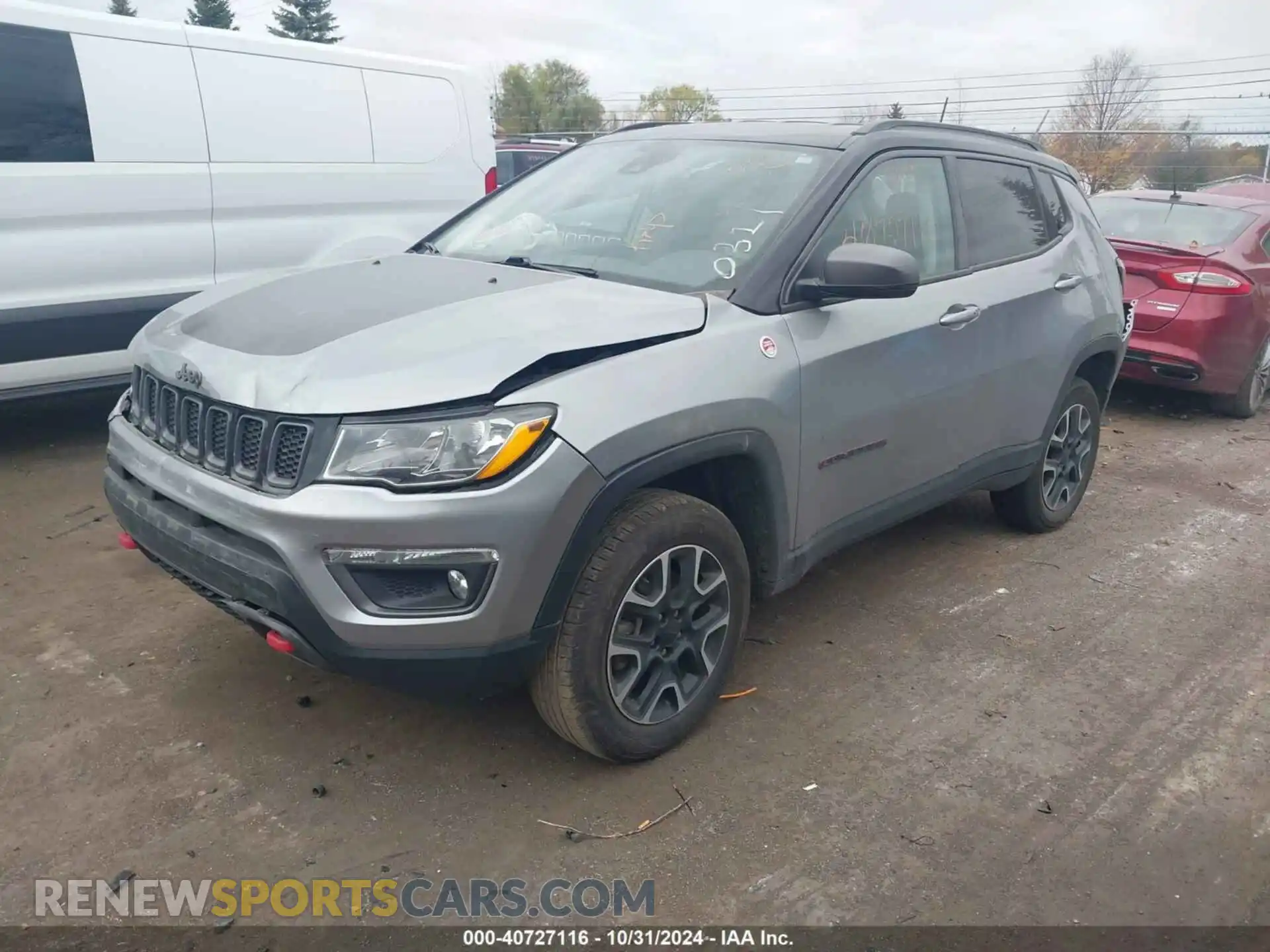 2 Photograph of a damaged car 3C4NJDDBXMT590321 JEEP COMPASS 2021