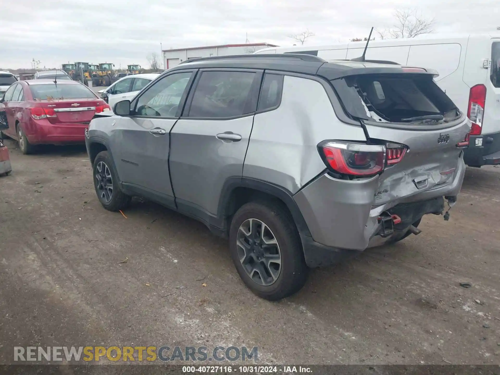 3 Photograph of a damaged car 3C4NJDDBXMT590321 JEEP COMPASS 2021