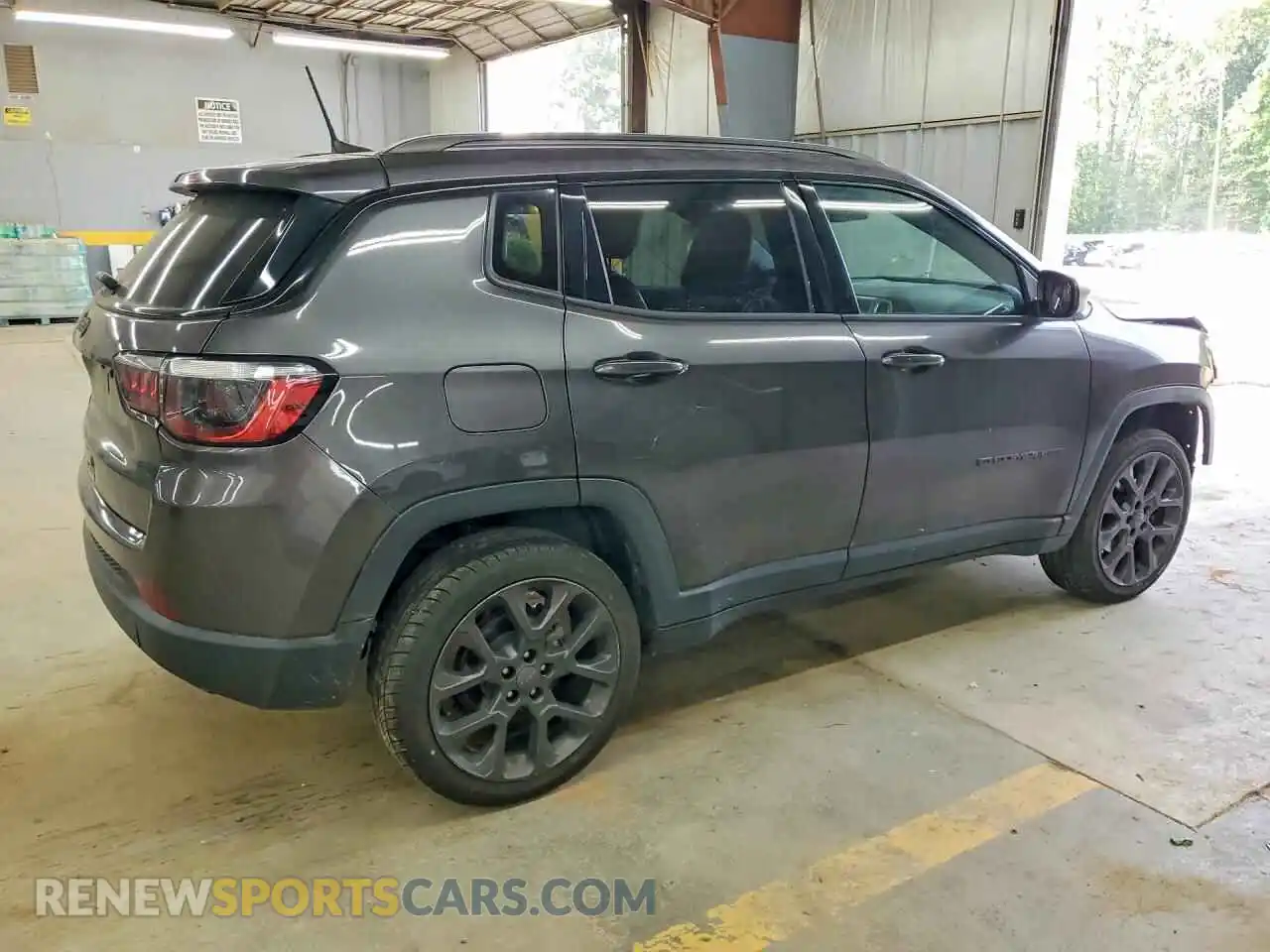 3 fotografías del automóvil dañado 3C4NJDEB0MT601132 JEEP COMPASS 2021
