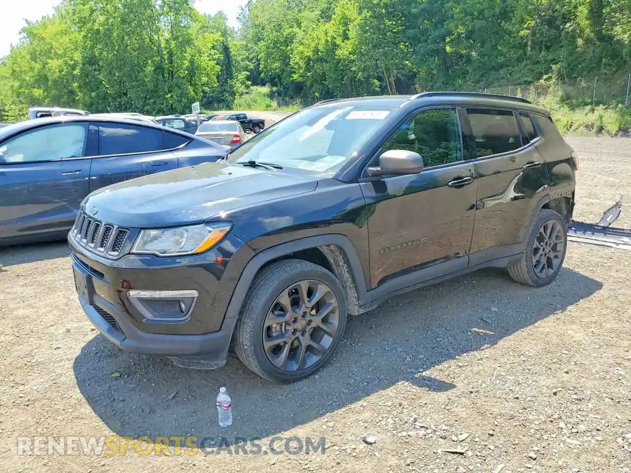 1 Photograph of a damaged car 3C4NJDEB2MT558462 JEEP COMPASS 2021