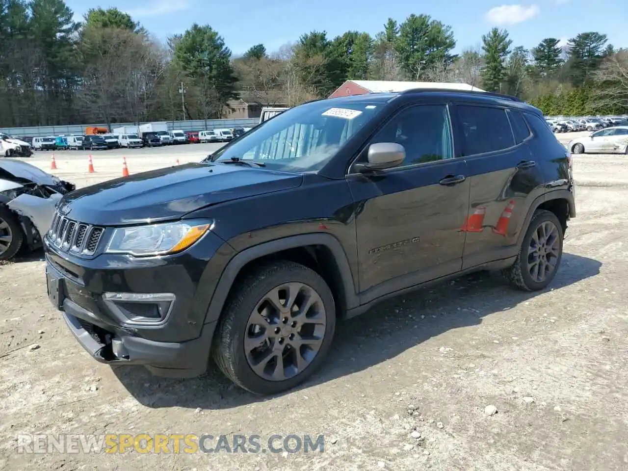 1 Photograph of a damaged car 3C4NJDEB2MT570661 JEEP COMPASS 2021