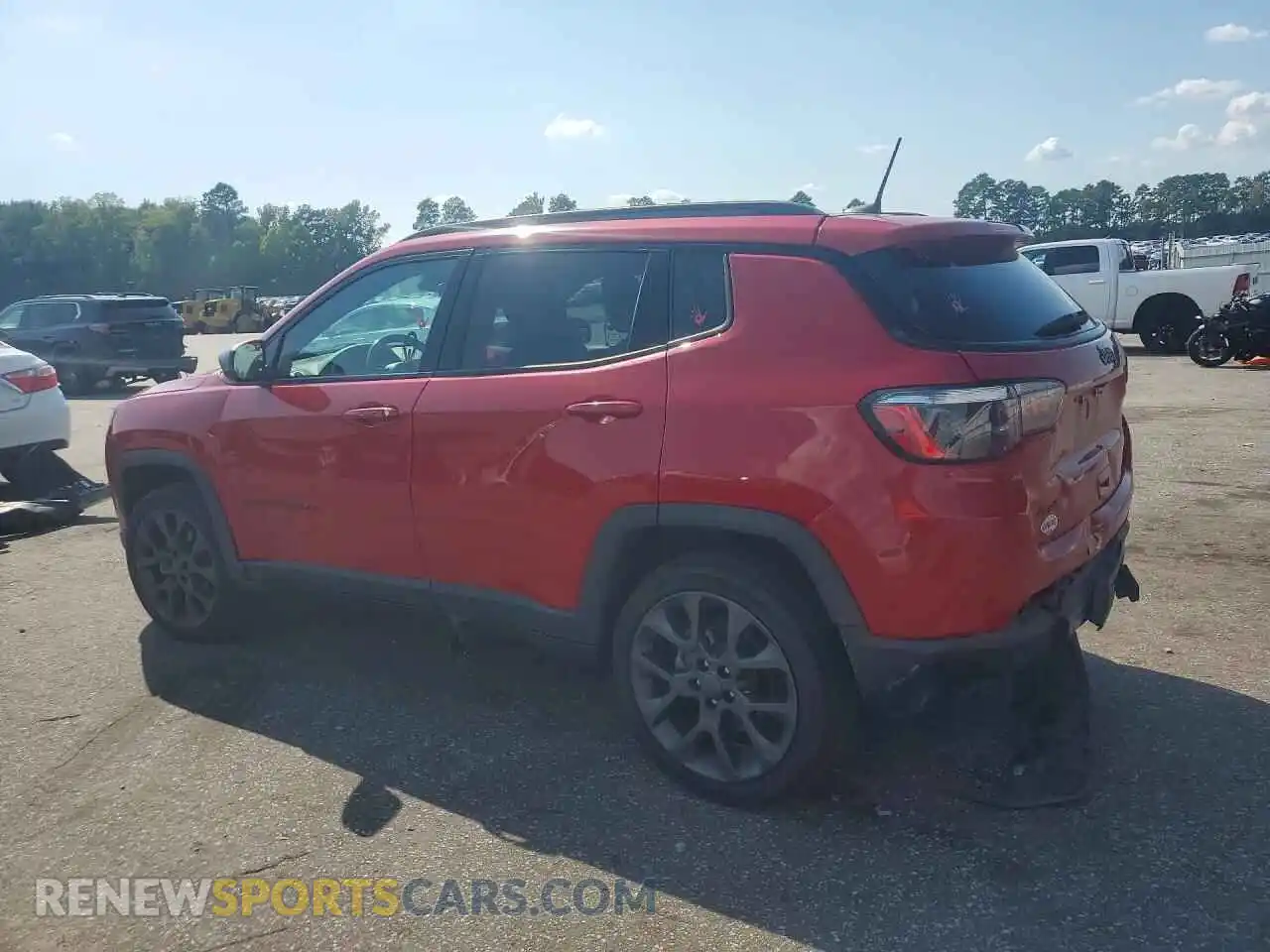 2 Photograph of a damaged car 3C4NJDEB2MT595222 JEEP COMPASS 2021