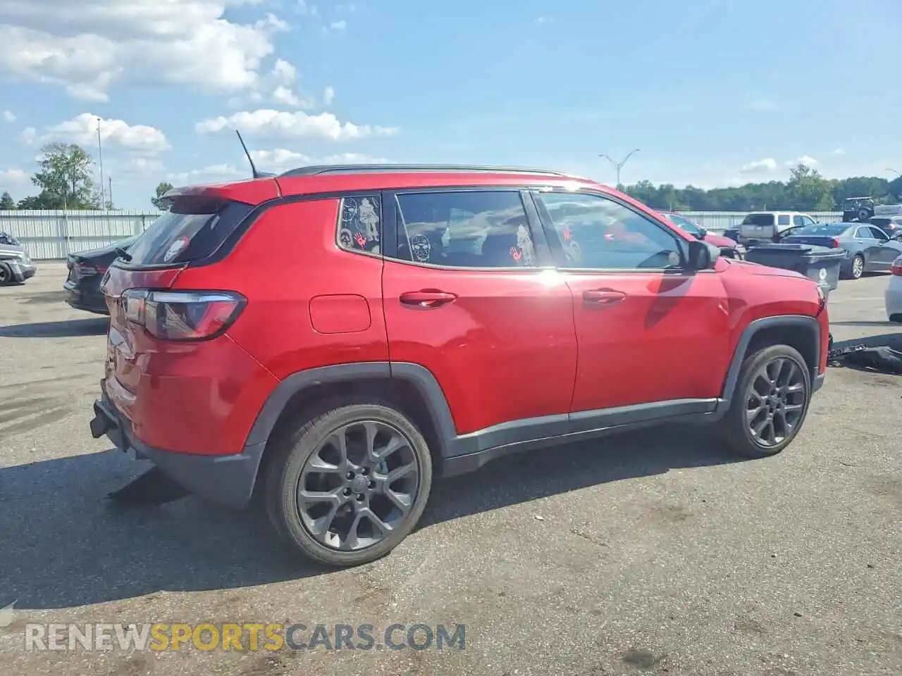 3 Photograph of a damaged car 3C4NJDEB2MT595222 JEEP COMPASS 2021
