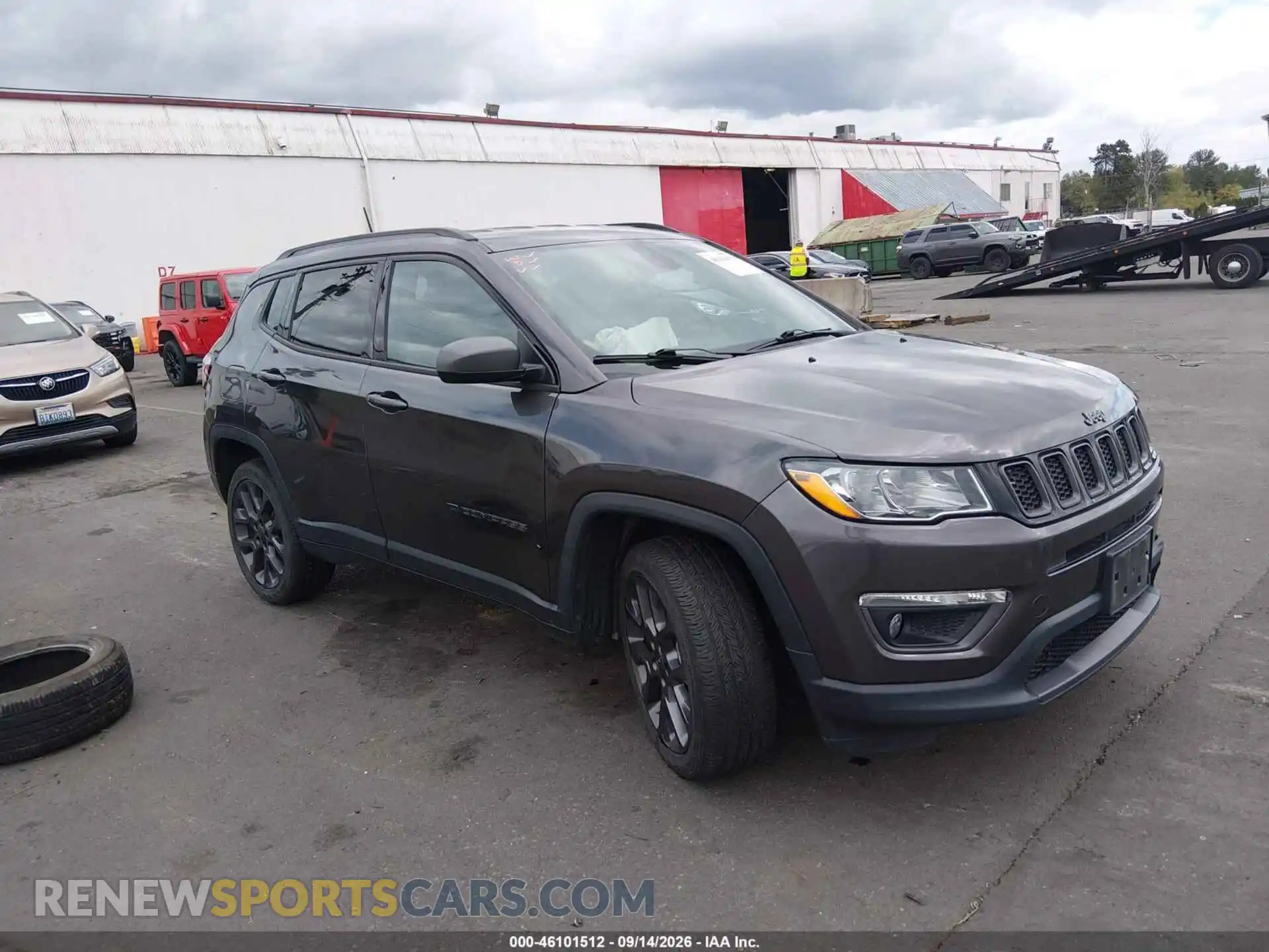 1 Photograph of a damaged car 3C4NJDEB3MT516737 JEEP COMPASS 2021
