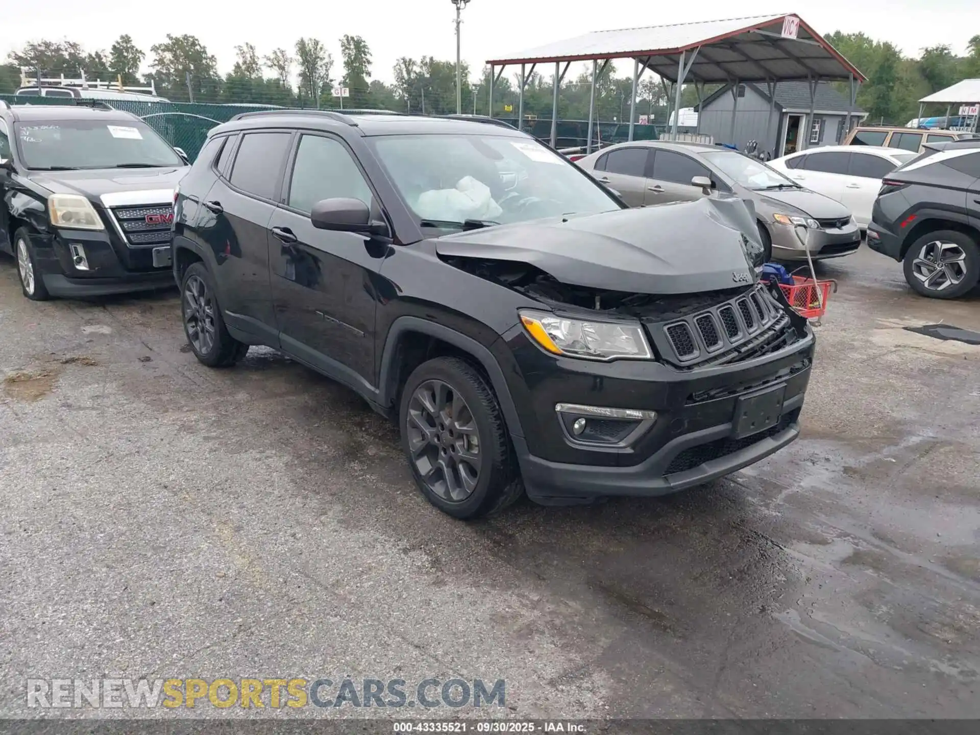 1 Photograph of a damaged car 3C4NJDEB3MT549401 JEEP COMPASS 2021