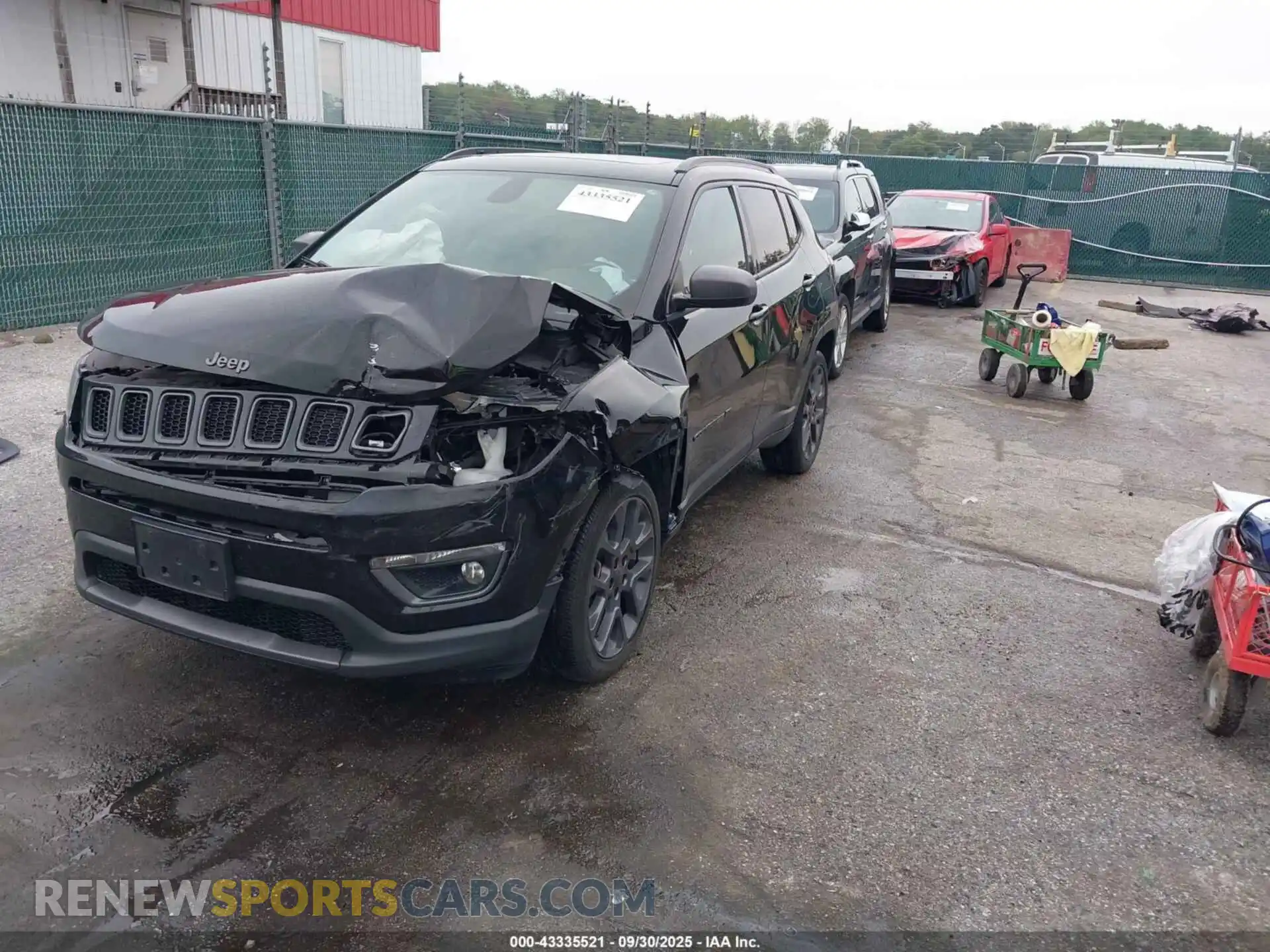 2 Photograph of a damaged car 3C4NJDEB3MT549401 JEEP COMPASS 2021