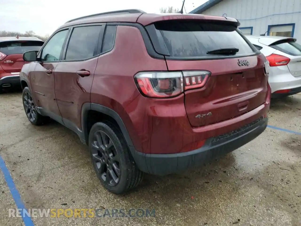 2 Photograph of a damaged car 3C4NJDEB3MT591924 JEEP COMPASS 2021