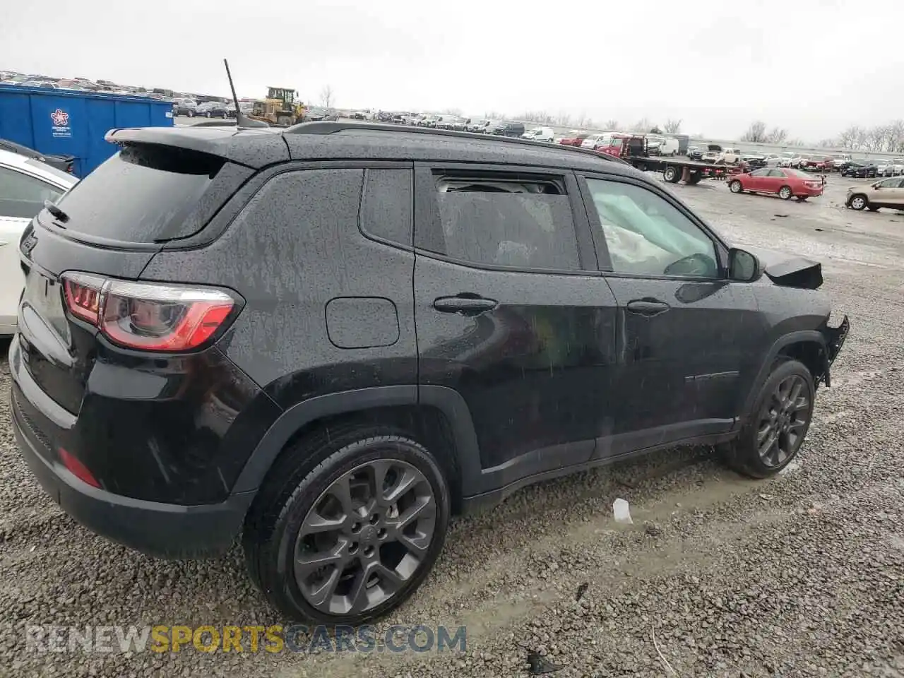 3 fotografías del automóvil dañado 3C4NJDEB3MT595097 JEEP COMPASS 2021
