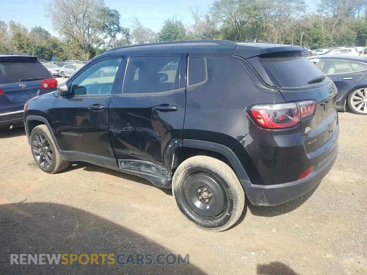 2 Photograph of a damaged car 3C4NJDEB4MT524555 JEEP COMPASS 2021