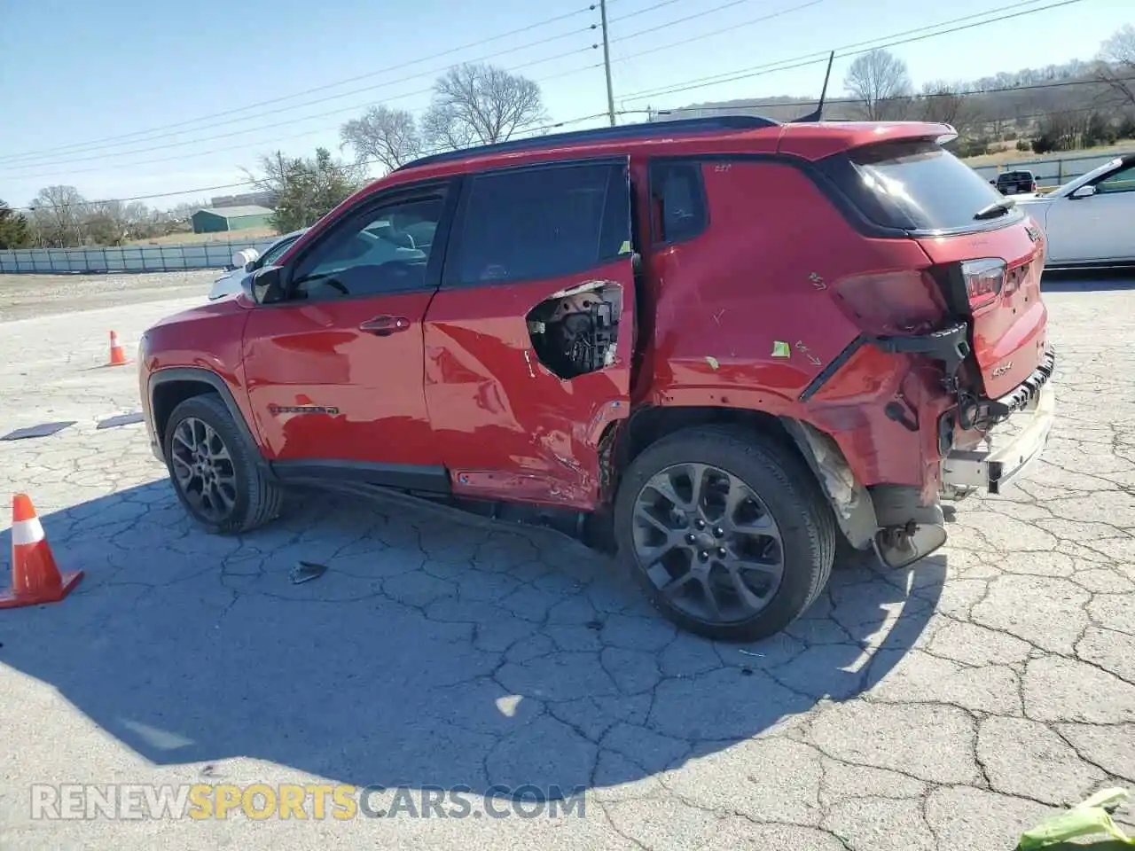 2 Photograph of a damaged car 3C4NJDEB4MT565784 JEEP COMPASS 2021