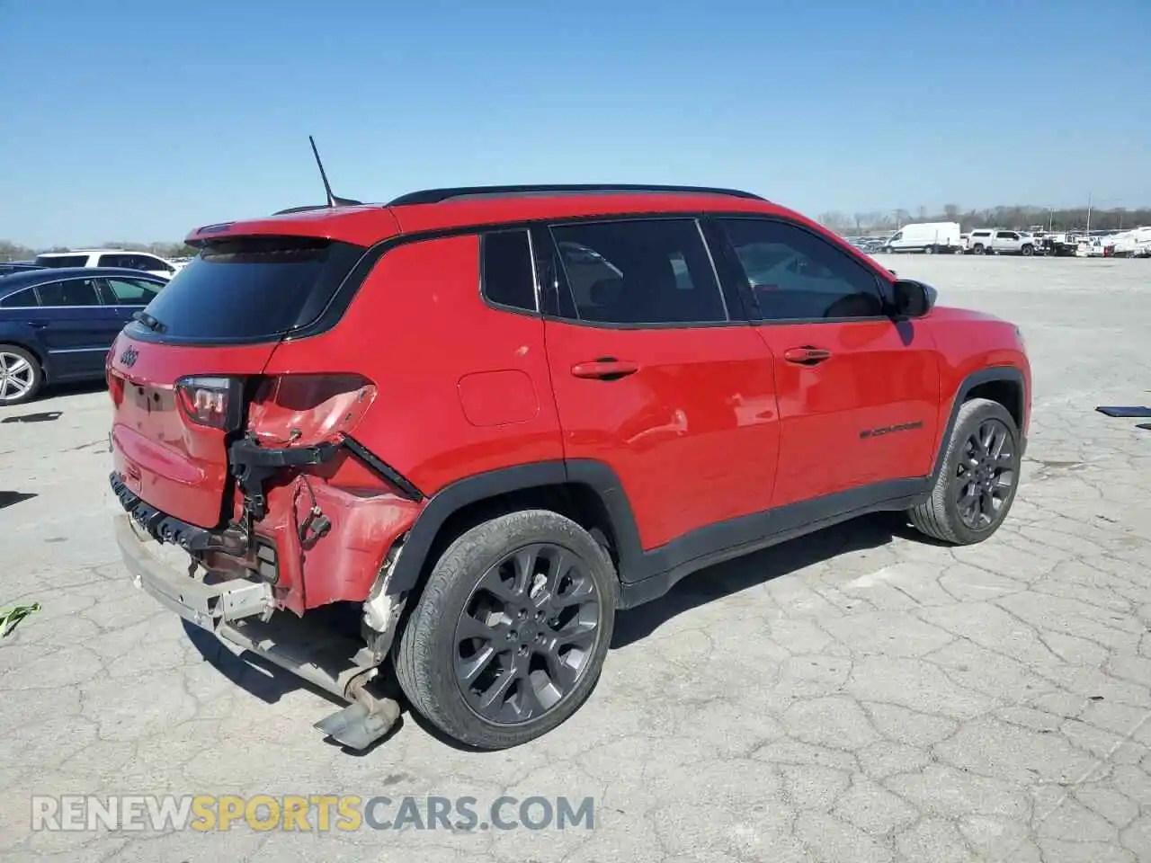 3 Photograph of a damaged car 3C4NJDEB4MT565784 JEEP COMPASS 2021