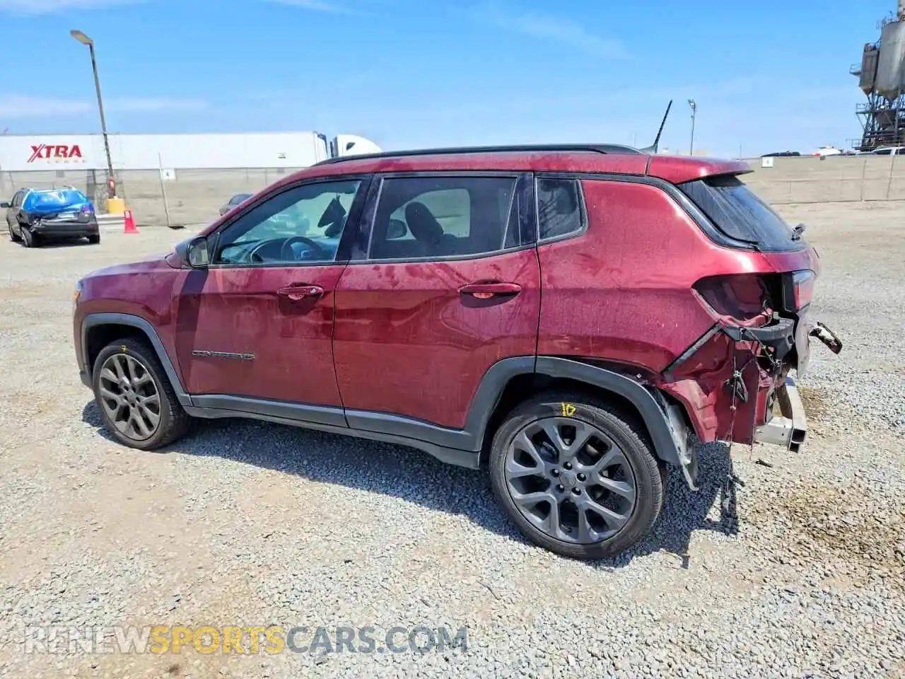 2 Photograph of a damaged car 3C4NJDEB4MT591799 JEEP COMPASS 2021