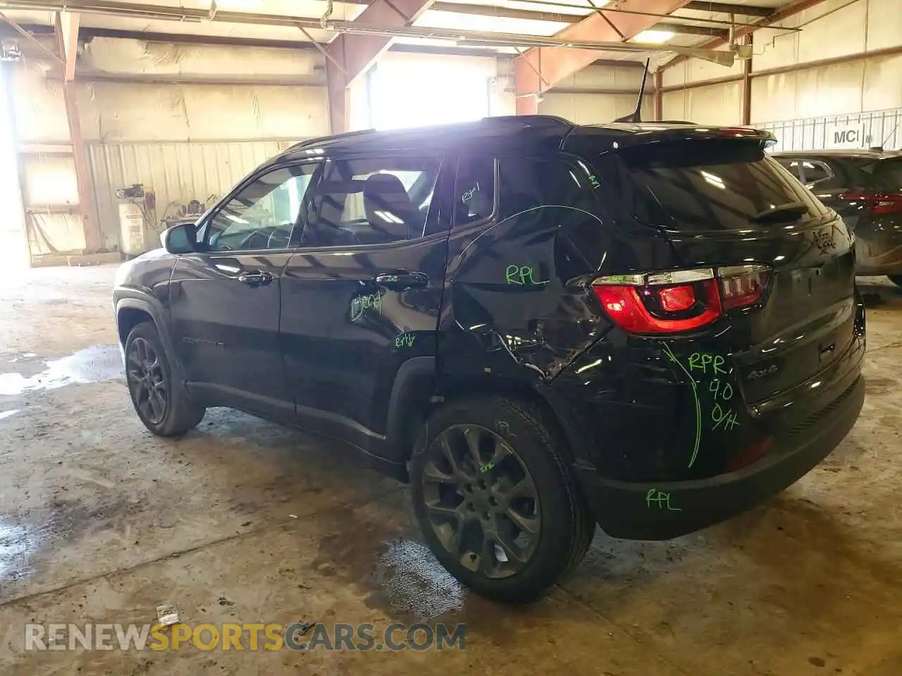 2 fotografías del automóvil dañado 3C4NJDEB6MT529031 JEEP COMPASS 2021
