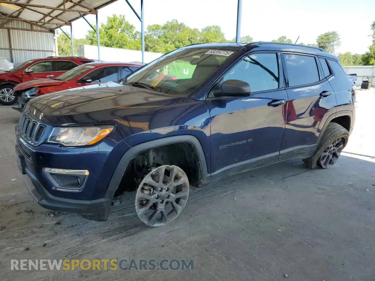 1 fotografías del automóvil dañado 3C4NJDEB6MT584434 JEEP COMPASS 2021