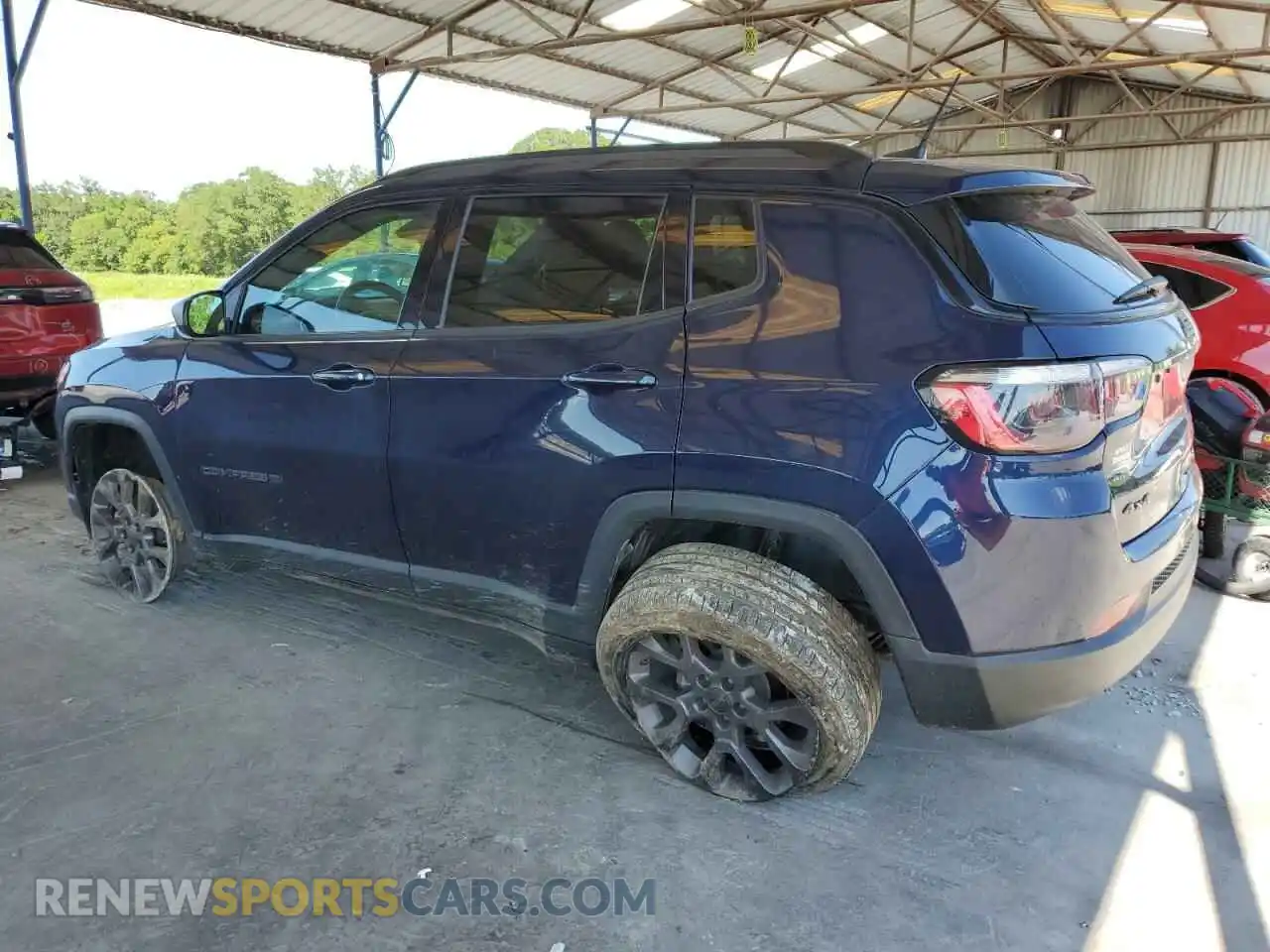 2 fotografías del automóvil dañado 3C4NJDEB6MT584434 JEEP COMPASS 2021