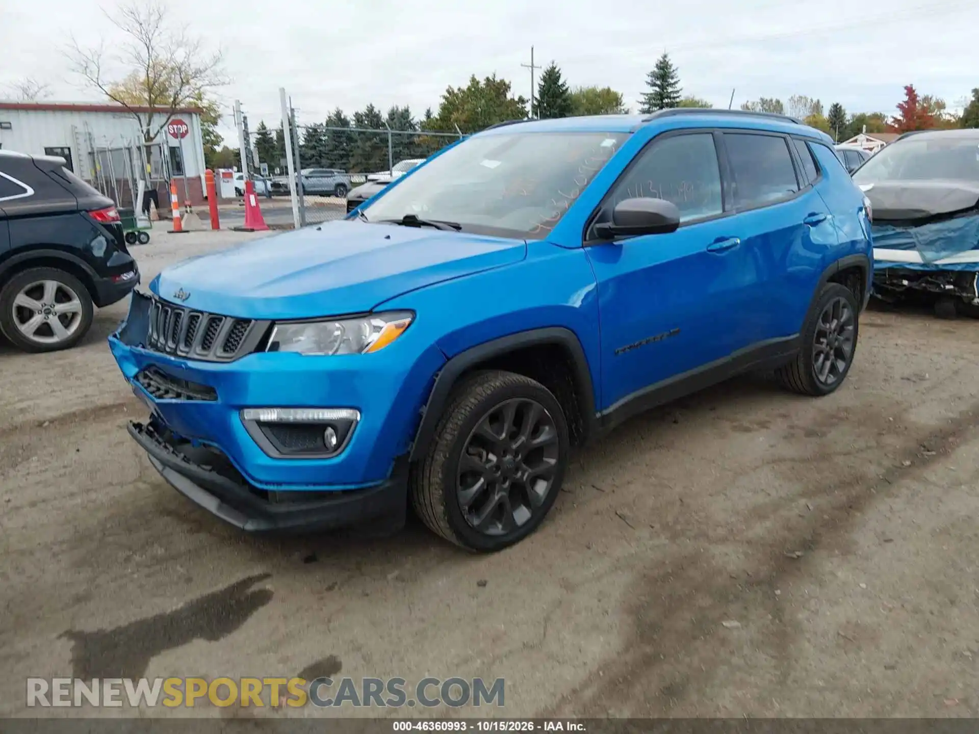 2 Photograph of a damaged car 3C4NJDEB8MT513252 JEEP COMPASS 2021