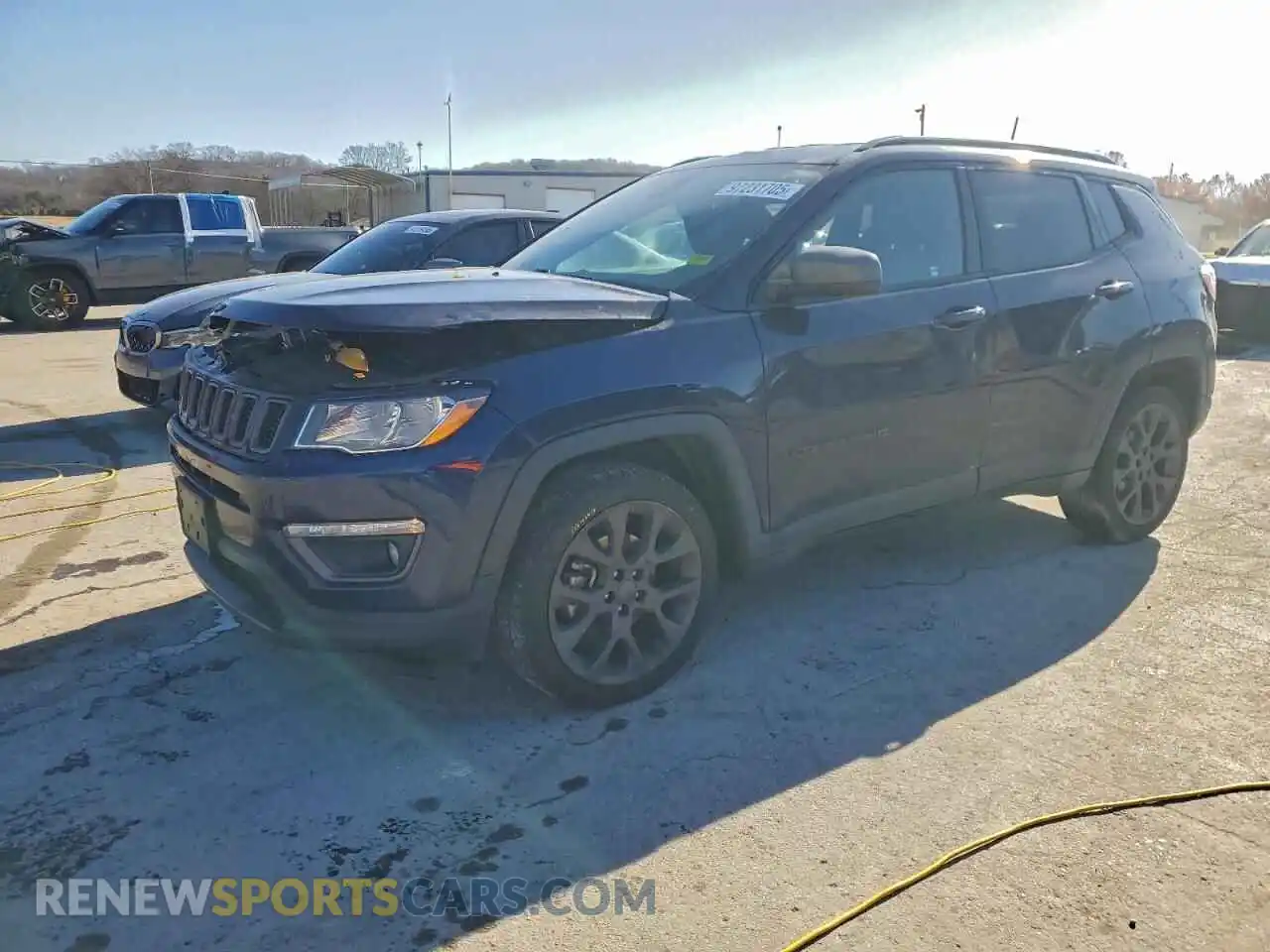 1 Photograph of a damaged car 3C4NJDEB8MT595905 JEEP COMPASS 2021
